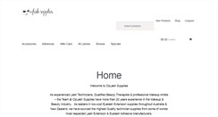 Desktop Screenshot of ozlashsupplies.com.au